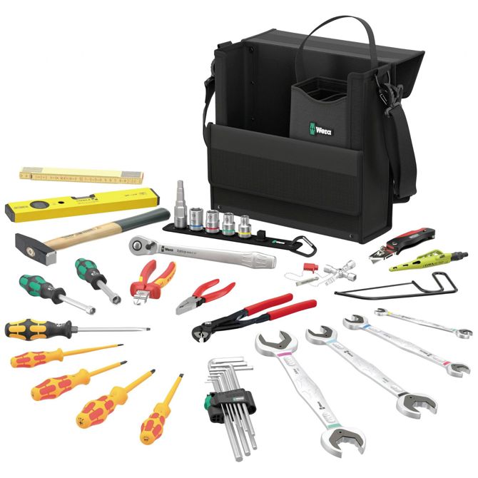 Wera 2go SHK 1 05136071001 sanitarna torba za orodje - polna 36-delni