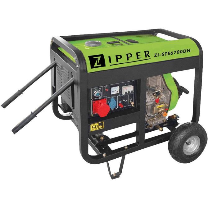 Zipper ZI-STE6700DH električni generator 6.5 kW 230 V, 400 V 115 kg 4600 W