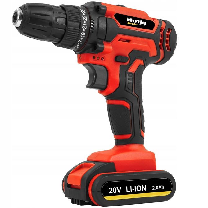 20V LED akumulatorski vijačnik 2x 2ah Li-ion + kovček 2