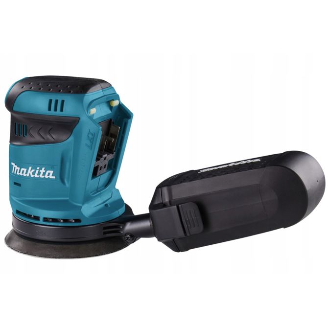 Akumulatorski orbitalni brusilnik Makita DBO180Z, 18V, brez baterije in polnilca, modra/črna 3