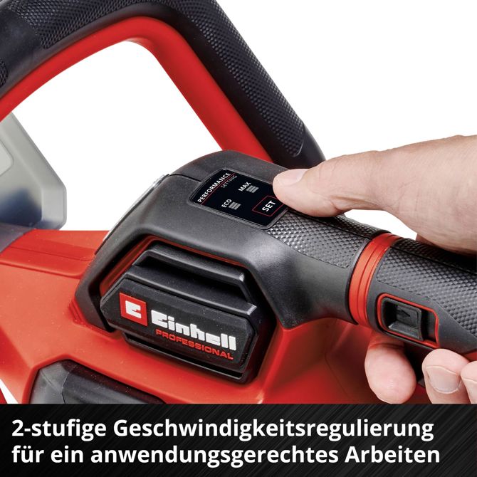 Akumulatorski obrezovalnik žive meje Einhell Professional GP-CH 18/61 Li BL-Solo , 18 voltov (rdeč/črn, brez baterije in polnilnika) 5