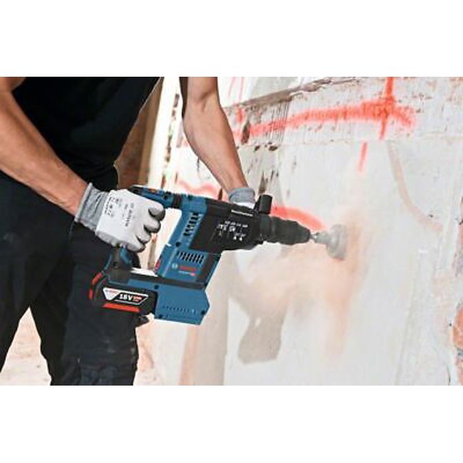 Akumulatorsko vrtalno kladivo Bosch GBH 18V-26 F Professional, 2x baterija ProCore 18V 8,0Ah, L-Boox, modra/črna 2