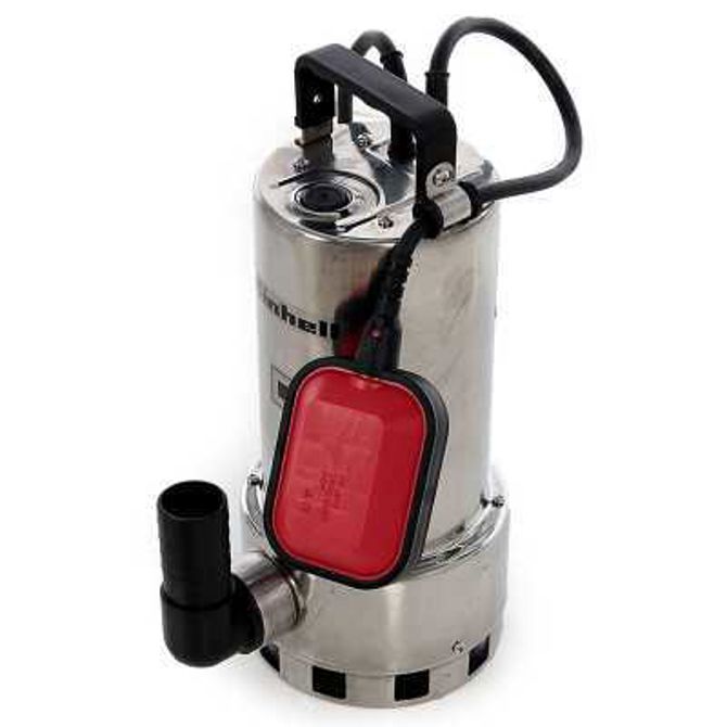 Črpalka za umazano vodo Einhell GC-DP 1020 N, 1000 W, 18.000 l/h pretoka, 9 m višina črpanja, siva/rdeča 2