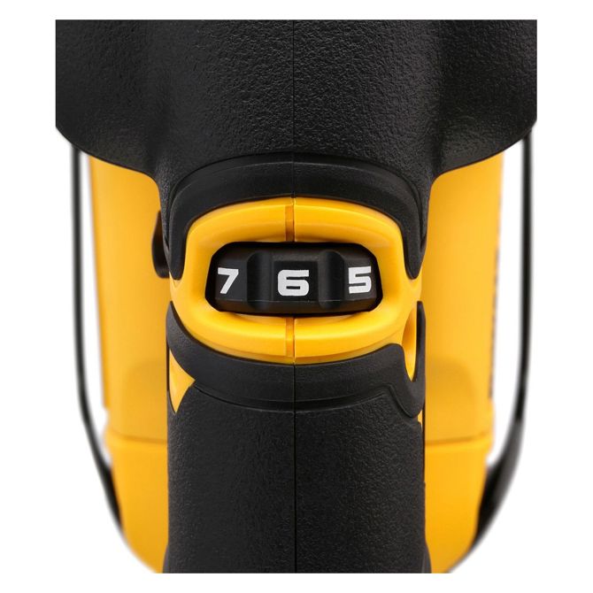 Akumulatorska žaga DEWALT DCS334NT, 18 V, brez baterije, v kovčku,rumena/črna 3