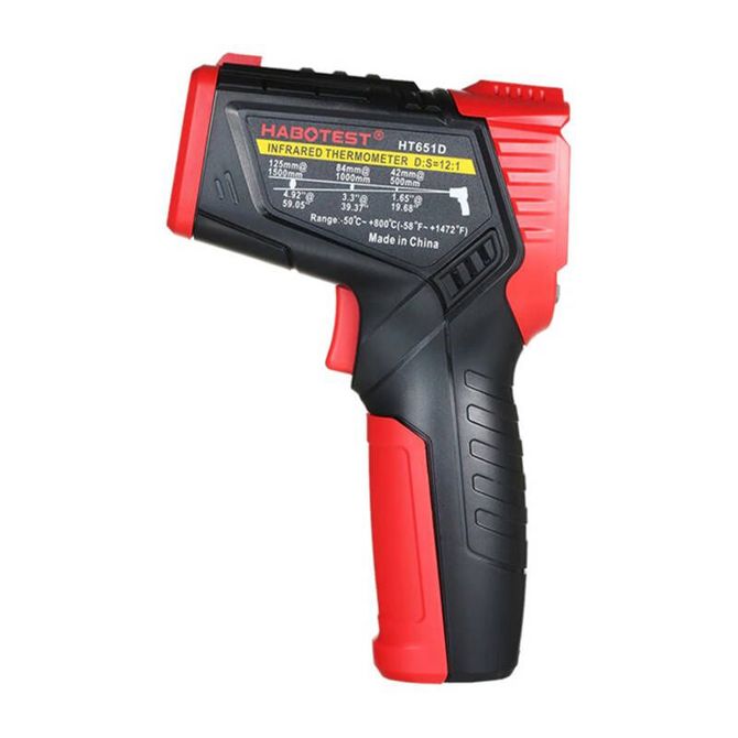 Digitalni laserski pirometer Habotest HT651D, merilnik vlage 3