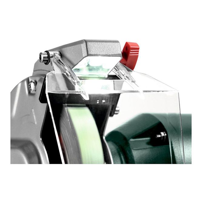 Brusilnik Metabo DSD 200 Plus aluminijev oksid, vgrajena luč, nastavljiva zaščita pred iskrami, odsesavanje prahu, 750 W 3