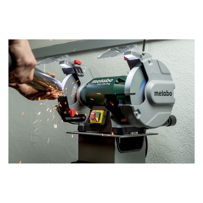 Brusilnik Metabo DSD 200 Plus aluminijev oksid, vgrajena luč, nastavljiva zaščita pred iskrami, odsesavanje prahu, 750 W 4