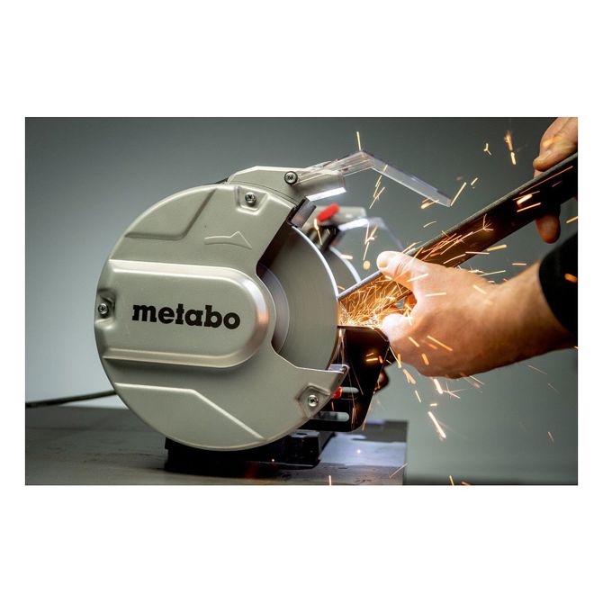 Brusilnik Metabo DSD 200 Plus aluminijev oksid, vgrajena luč, nastavljiva zaščita pred iskrami, odsesavanje prahu, 750 W 5