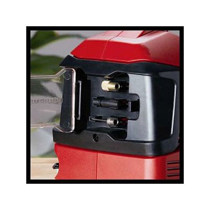 Akumulaotrski hibridni kompresor Einhell Power X-Change Pressito, 18 V/220 V, brez baterije in polnica, rdeča/črn 4