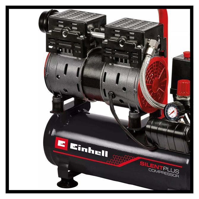Kompresor Einhell TE-AC 6 Silent, 550 W, rdeča/črna 9821277036 4