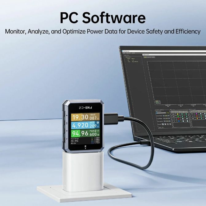 Fnirsi tester USB napajanja TipC E-Marker FNB-C2 6