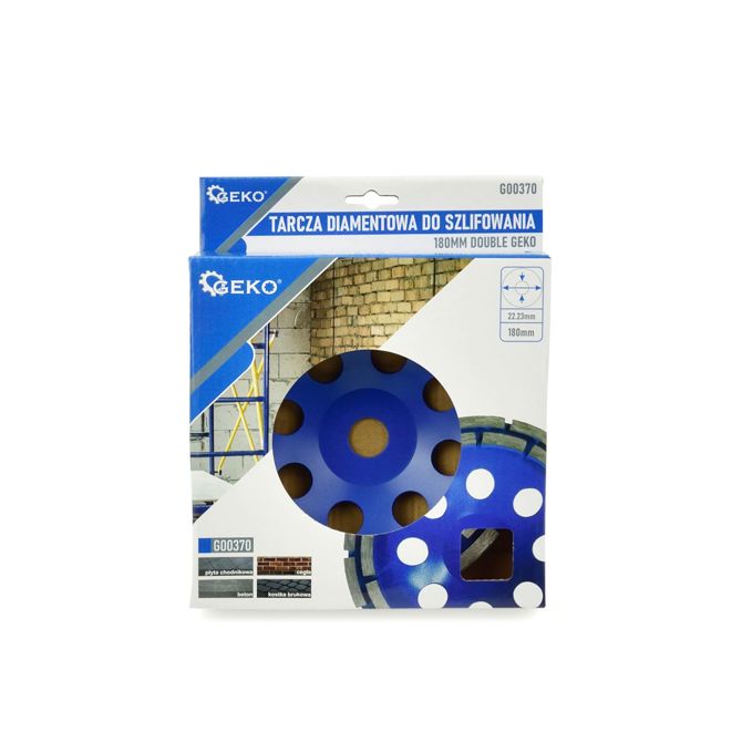 Groba dvoredna diamantna plošča za brušenje betona 22,2x180mm 3