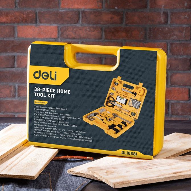 Set gospodinjskega orodja 38 kosov Deli Tools EDL1038J 6