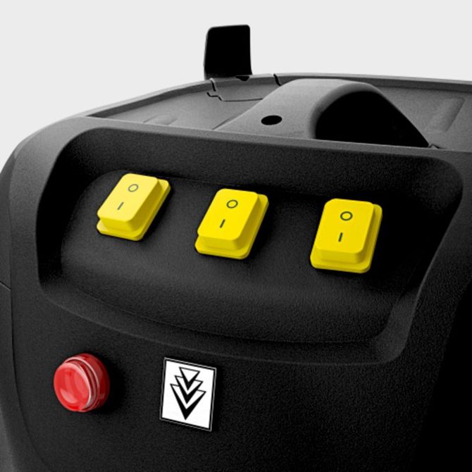 Industrijski sesalnik Karcher Professional IVM 60/36 -3, 60 l, 3,6 kW, 3-motorni, nerjaveče jeklo, razred prahu M 3