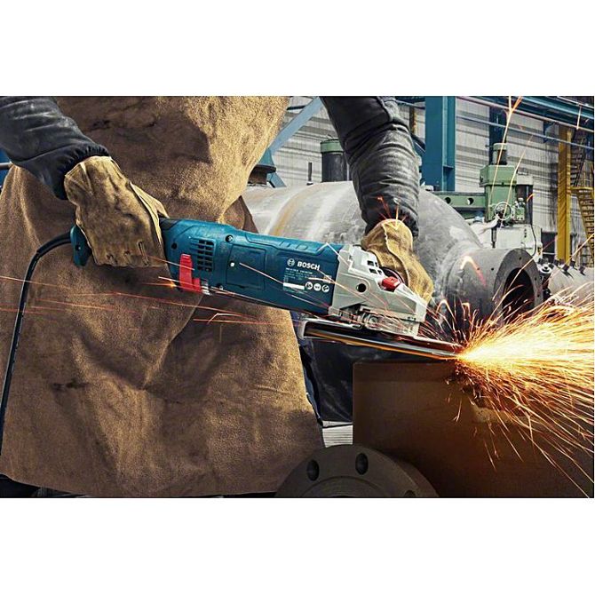 Kotni brusilnik Bosch GWS 24-230 JZ Professional (moder, 2400 W) 2