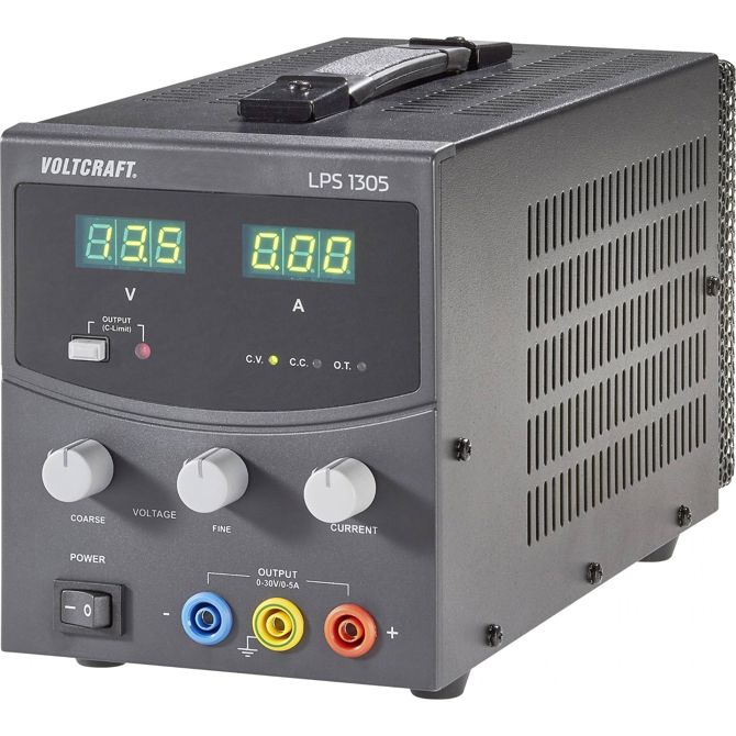 Laboratorijski napajalnik, nastavljiv VOLTCRAFT LPS1305 0 - 30 V/DC 0 - 5 A 150 W število izhodov: 1 x 2
