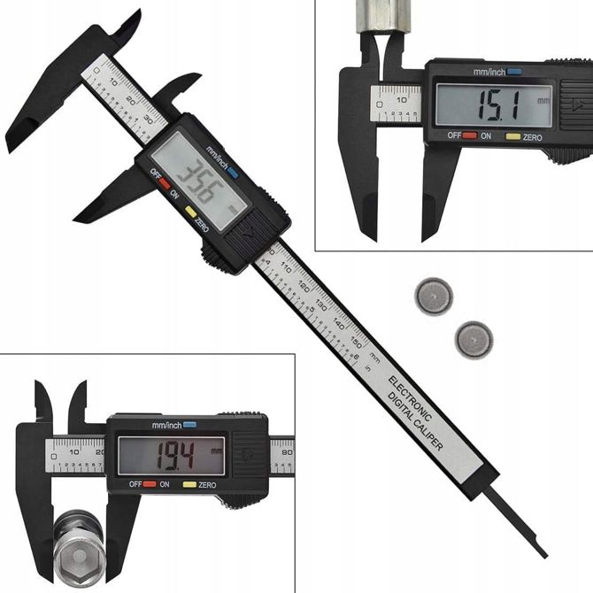 Digitalno kljunasto merilo Satis 150mm PVC 3