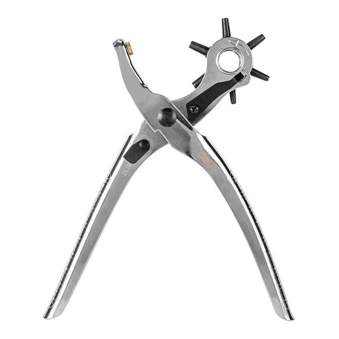 Usnjeni luknjač 9" Deli Tools EDL1919C (srebrn) 2
