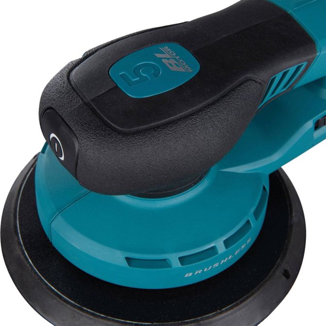 Akumulatorski ekscentrični brusilnik Makita BO002CGZ, 40 V, 150 mm, brez akumulatorja, brez polnilca 5