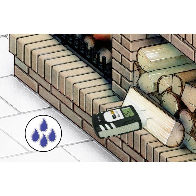 Merilnik vlage materiala za natančno merjenje vlage v gradbenih materialih – uporaba recikliranega materiala za trajnost Laserliner DampFinder Home merilnik vlažnosti materialov 5