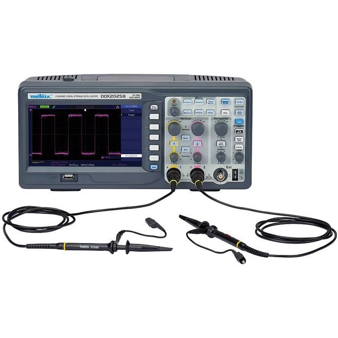 Metrix DOX 2025B digitalni osciloskop  20 MHz 2-kanalni 500 MSa/s 32 kpts 8 Bit digitalni osciloskop (dso) 1 kos 2