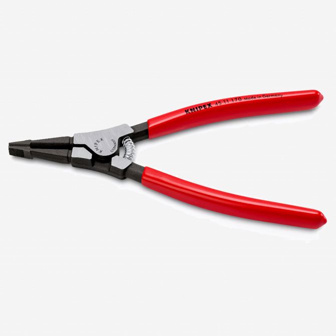 Montažne klešče za vpenjalne obroče na gredeh Knipex  45 11 170 (rdeče, dolžina 170 mm, ravne) 2