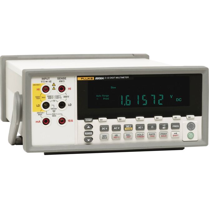 Namizni multimeter, digitalni Fluke 8808A 240V, kalibracija narejena po: delovnih standardih, CAT I 1000 V, CAT II 600 V  3