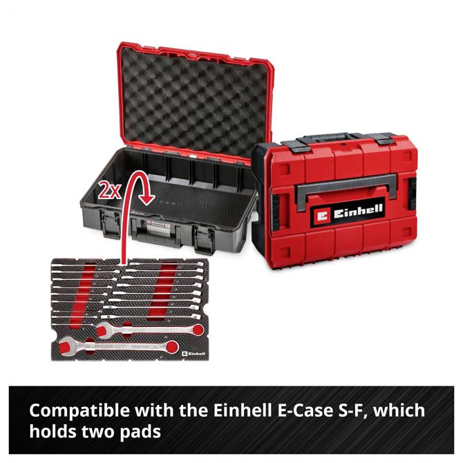 Kombinirani ključi Einhell 370521 19-delni, 6–27 mm, 12-kraki profil, CrV jeklo, E-Case SF vložek 3