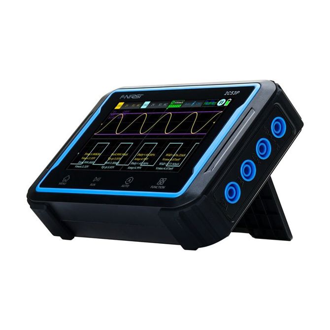 Prenosni 3-v-1 osciloskop FNIRSI 2C53P z zaslonom na dotik 4,3" 3