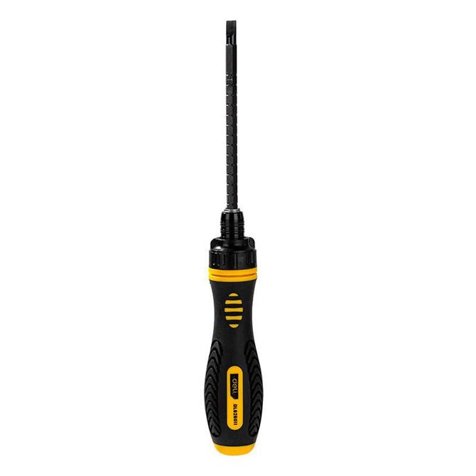 Izvijač z ragljo Deli Tools EDL626011, 6/PH2x180mm 3