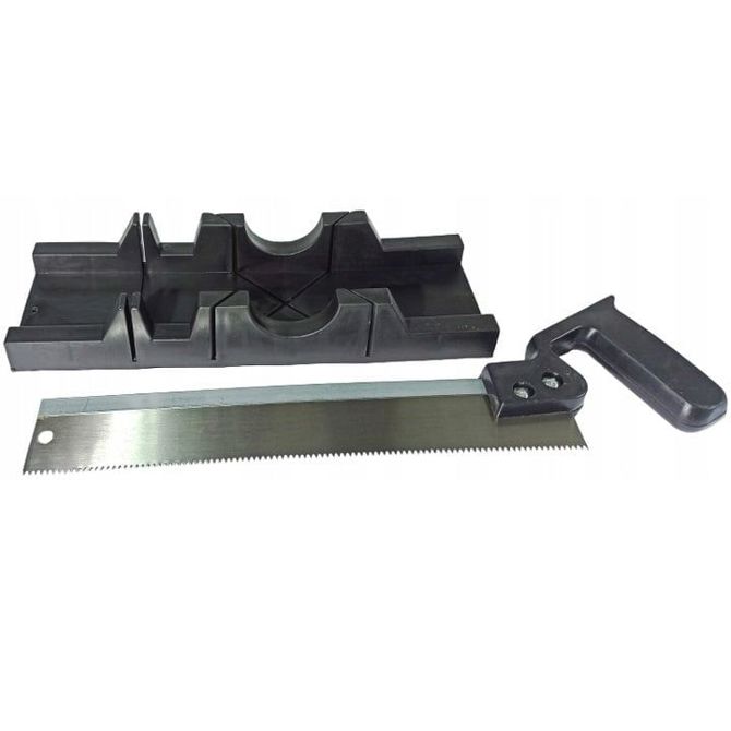 Ročna žaga z PVC šablono za rezanje kotov 300x65mm 2