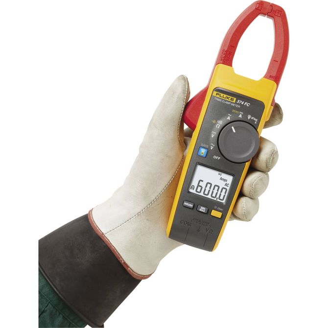 Digitalni ročni multimeter (tokovne klešče) Fluke-374 FC, kalibracija narejena po: delovnih standardih, CAT III 1000 V, CAT IV 600 V 5