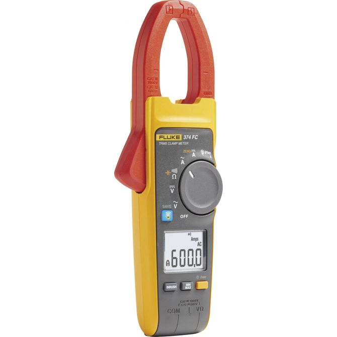 Digitalni ročni multimeter (tokovne klešče) Fluke-374 FC, kalibracija narejena po: delovnih standardih, CAT III 1000 V, CAT IV 600 V 6