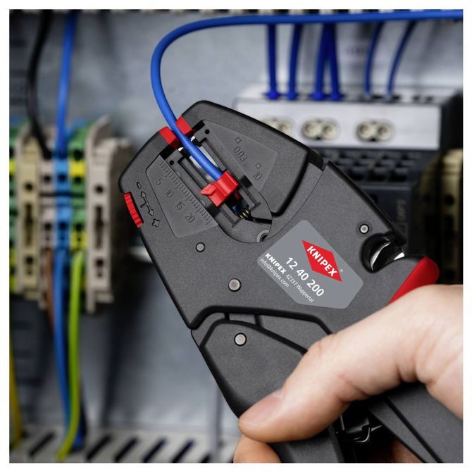 Samodejne klešče za snemanje izolacije Knipex, primerne za plastično in gumijasto izolacijo, 0.03 do 10 mm 7 do 32, 12 40 200 4