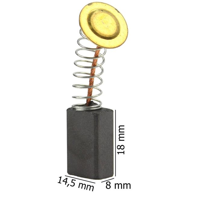 Set dveh karbonskih krtačk za elektromotor 8x14.5x18mm 4