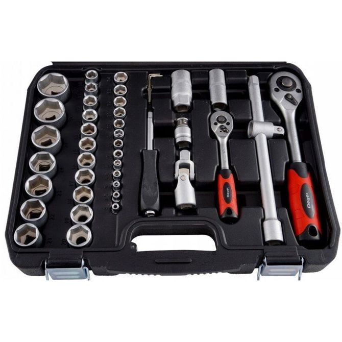 Set nasadnih 1/2 in 1/4 ključev 94 delne račne gedore 3