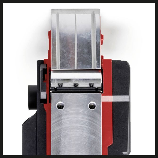 Skobeljnik Einhell TE-PL 920 920W rdeč/črn, širina 82 mm, globina reza 0–3,5 mm, nastavljiv izmet ostružkov, ergonomski ročaj 5