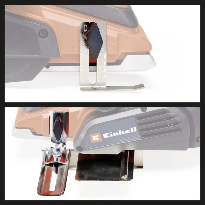 Skobeljnik Einhell TE-PL 920 920W rdeč/črn, širina 82 mm, globina reza 0–3,5 mm, nastavljiv izmet ostružkov, ergonomski ročaj 6