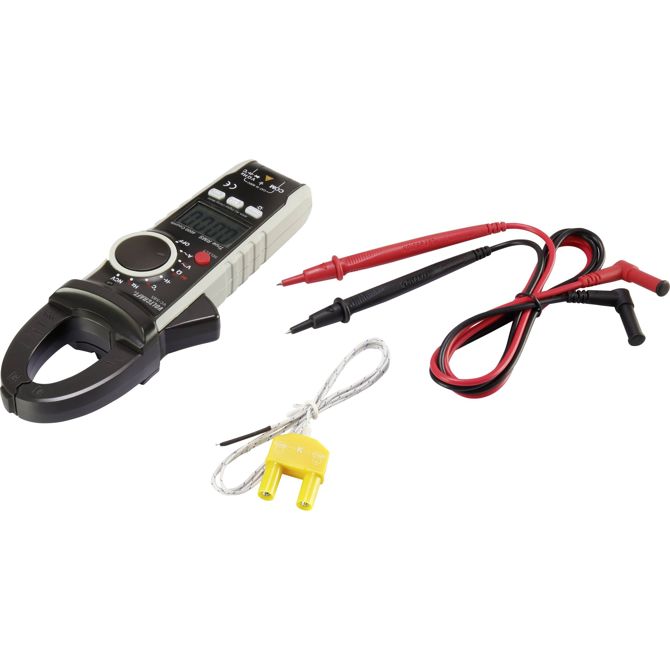 Ročni digitalni multimeter (tokovne klešče) VOLTCRAFT, kalibracija narejena po: ISO, CAT III 600 V, število znakov na zaslonu: 4000 6
