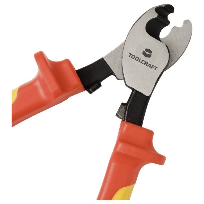 Stranske rezalne klešče TOOLCRAFT TO-10104936 – 160 mm, VDE izolacija 1000 V, za AL in CU kable 3