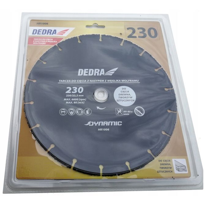 Univerzalna volframova karbidna rezalna plošča za les in plastiko 230x22,2mm 3