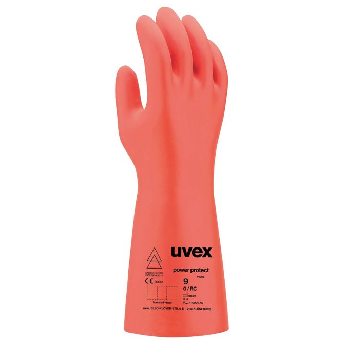 uvex power protect V1000 6084011 natur latex  rokavice za električarje Velikost (rokavice): 11 EN 60903   1 Par 3
