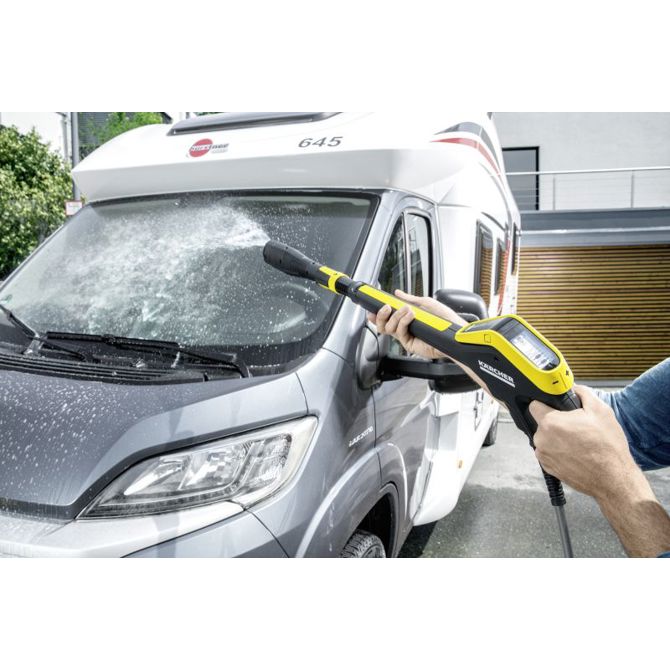 Visokotlačni čistilec Kärcher K 7 Premium Smart Control Flex  (rumen/črn, Bluetooth, LCD-zaslon in kolut za cev) 6