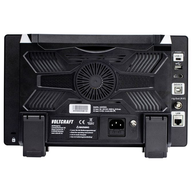 Digitalni osciloskop VOLTCRAFT ADO-5004   500 MHz  2.5 GSa/s 250 Mpts 12 Bit digitalni osciloskop (dso) 1 kos 3