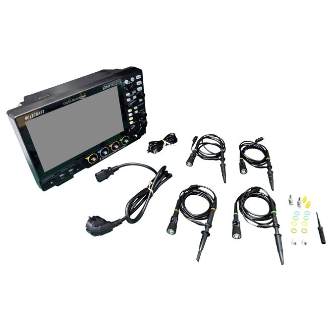 Digitalni osciloskop VOLTCRAFT ADO-5004   500 MHz  2.5 GSa/s 250 Mpts 12 Bit digitalni osciloskop (dso) 1 kos 5