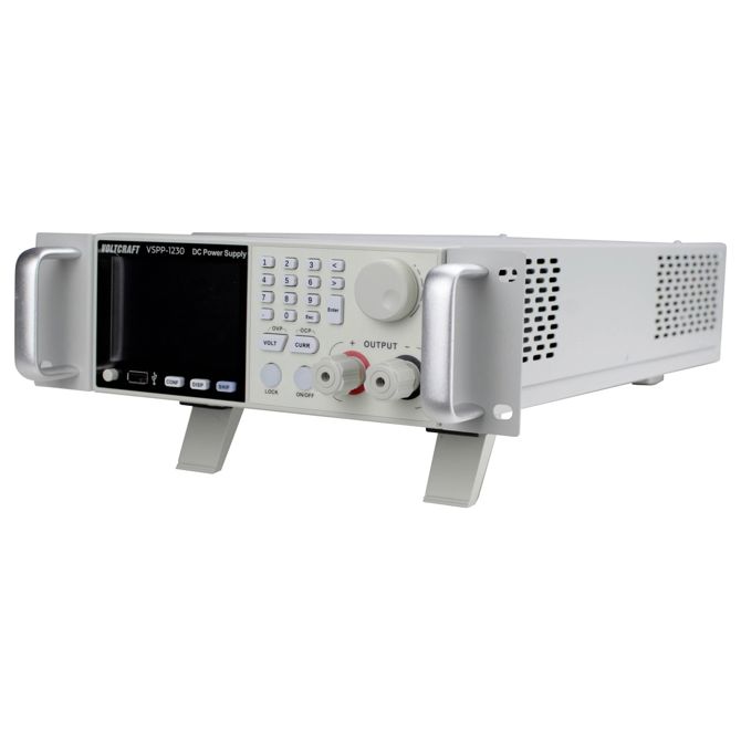 Laboratorijski napajalnik Voltcraft VSPP-1230, 0–300 V DC, 0–10 A, 1200 W, USB/LAN, programabilni, 19, 2 U 2