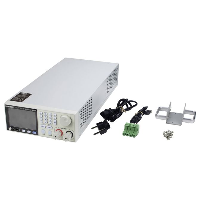Laboratorijski napajalnik Voltcraft VSPP-1230, 0–300 V DC, 0–10 A, 1200 W, USB/LAN, programabilni, 19, 2 U 5