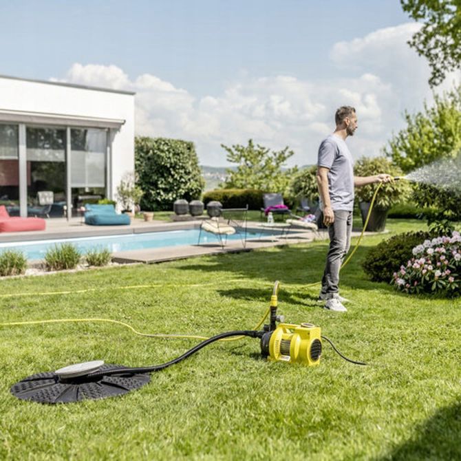 Vrtna črpalka Karcher BP 5.000, 650W, 1,5 m kabla, 5000 l/h pretoka, do 40 m višine črpanja, rumena/črna 2