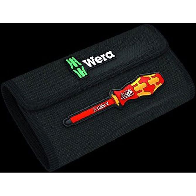 Wera Kraftform Kompakt VDE 18 Universal 1 komplet nastavkov/nastavkov/svedrov, 18-delni (rdeč/rumen, vključno z ročajem, testerjem faz, zamenljivimi rezili VDE) 3