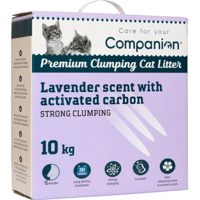 Mačji posip Companion 10 kg, vonj sivke